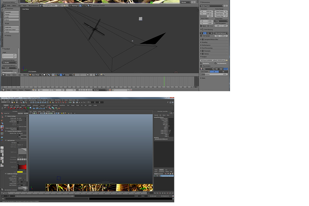 Camera Track and shifted camera - Compositing and Post Processing ...
