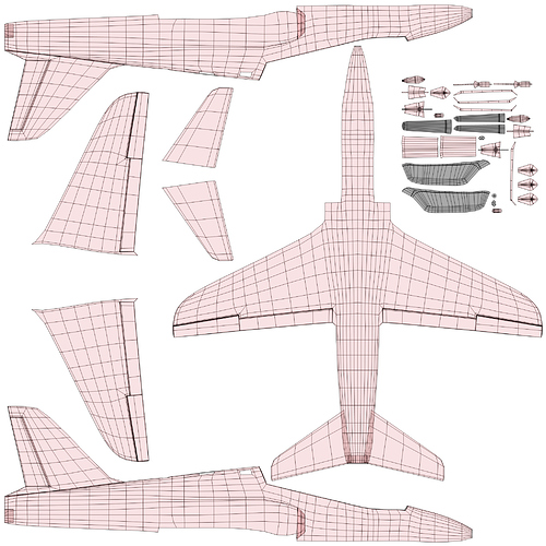 Hawk orthogonal UV