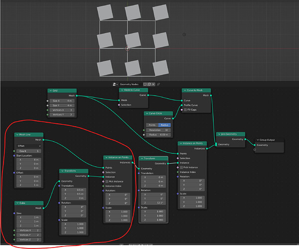 Geometry nodes: change instance origin? - Basics & Interface - Blender ...