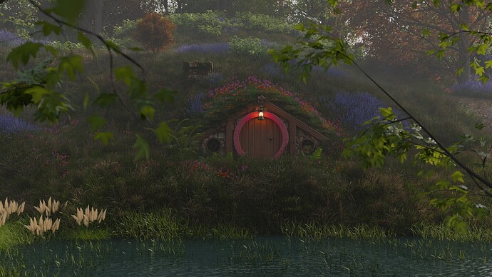 20231014_0912_Hobbit_house_