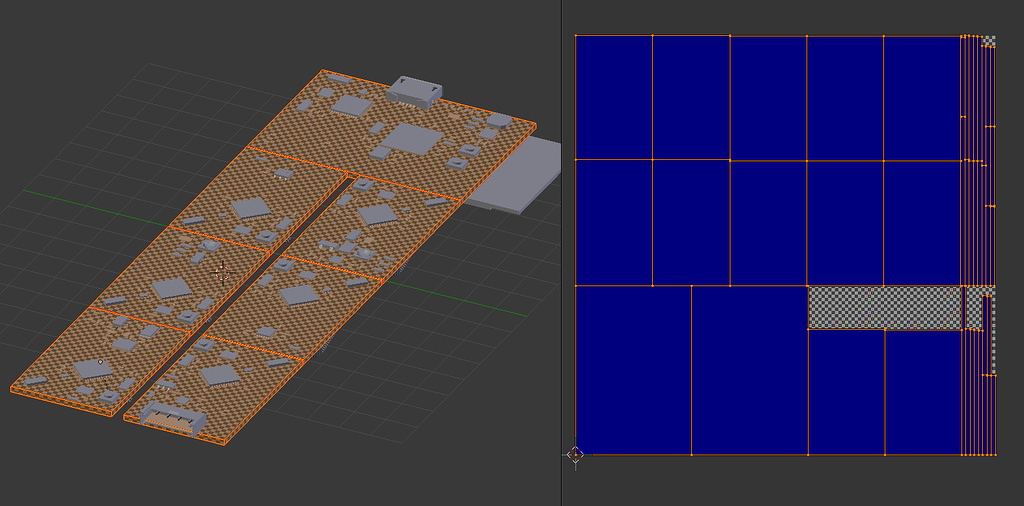 Unwrap multiple objects into one texture (edit many) - Materials and ...