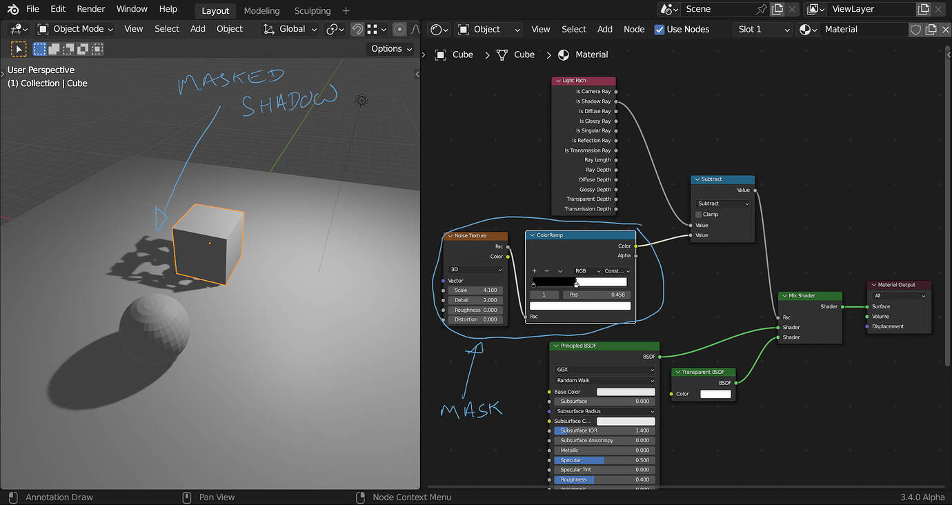 Tip to manipulate shadows with the light path node - Tutorials, Tips ...