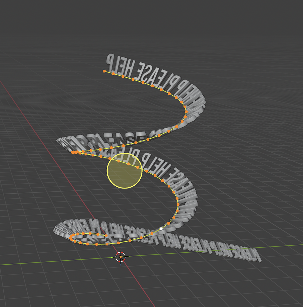 How can I make a spiral text using Geometry Nodes - Modeling - Blender ...