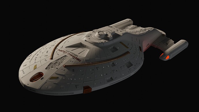 Star Trek USS Voyager - Works in Progress - Blender Artists Community