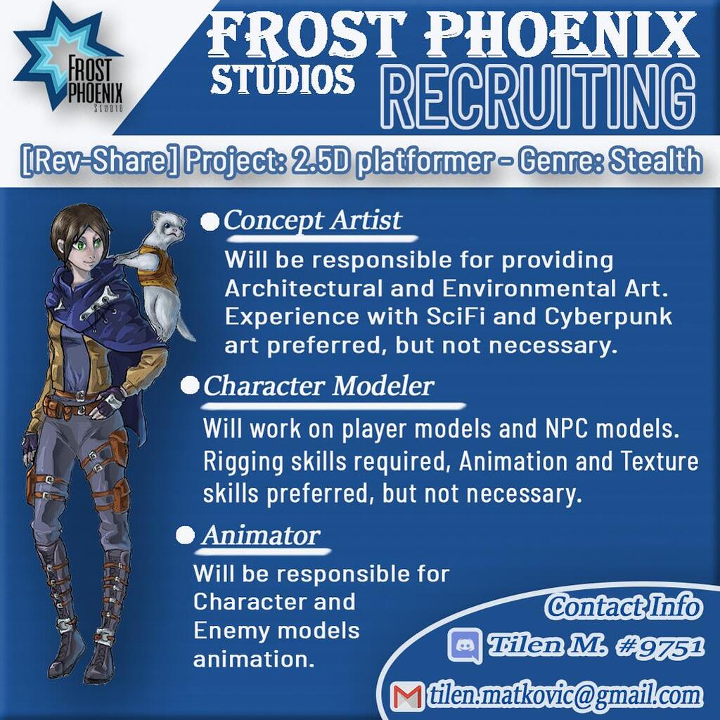 [Rev-Share] Looking for a Character Modeler and an Animator - Volunteer ...