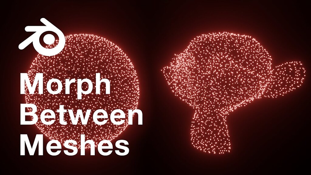 Geometry nodes Morph between meshes, but with points morphing to ...