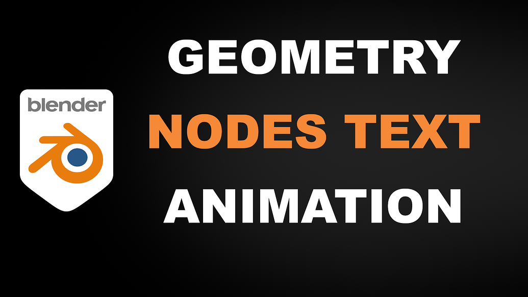Geometry Nodes Text Animation - Tutorials, Tips and Tricks - Blender ...