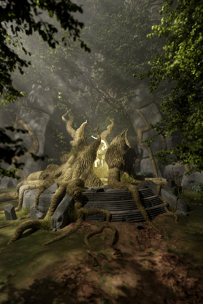 Fantasy Forest Environmet - Finished Projects - Blender Artists Community