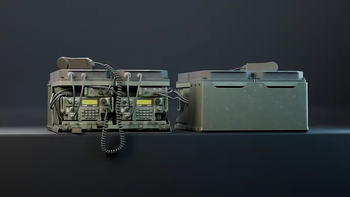 Military Radio MAXTECH PHOENIX III - Finished Projects - Blender ...