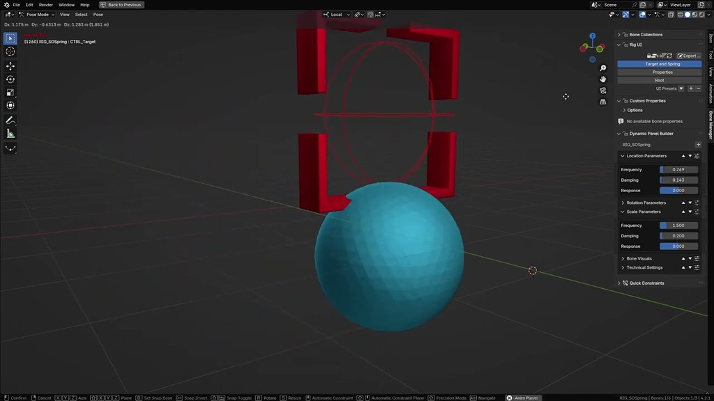 Spring Rig Blender I Made t3ssel8r's Springs for Procedural Animation in Blender - Works ...
