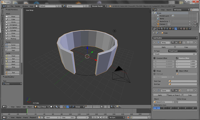 Circular/Cylindrical Array Modifier... Is it possible? - Modeling ...