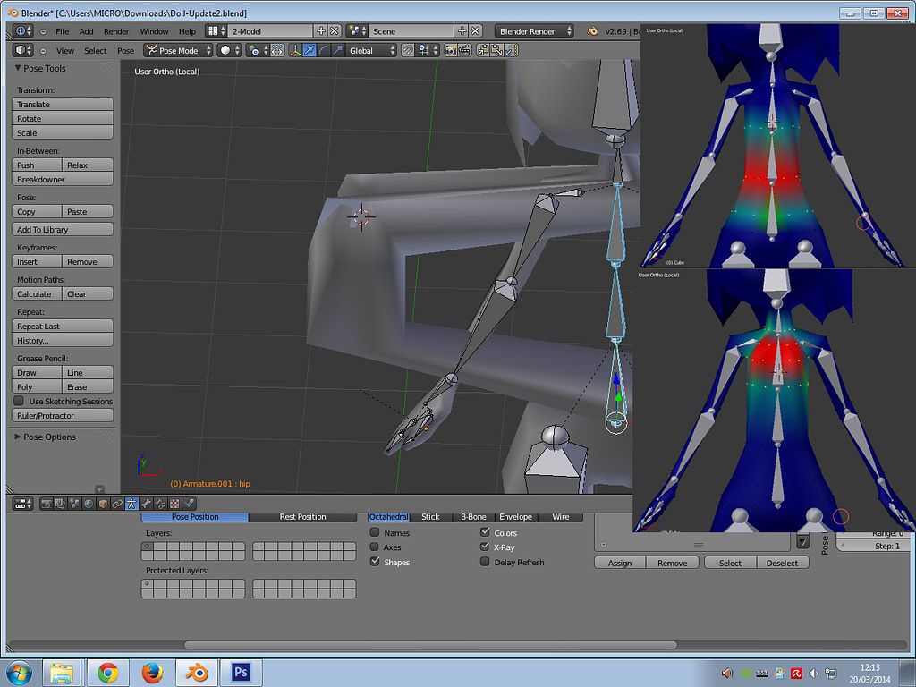 Immovable vertex group - Animation and Rigging - Blender Artists Community