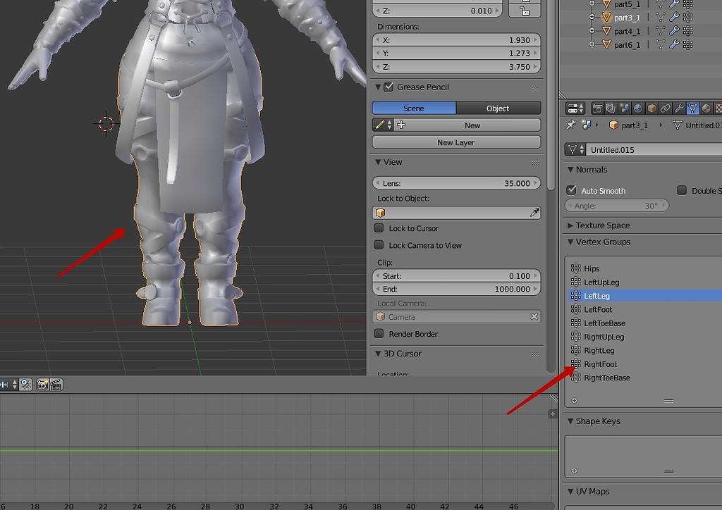Vertex groups export error - Animation and Rigging - Blender Artists ...