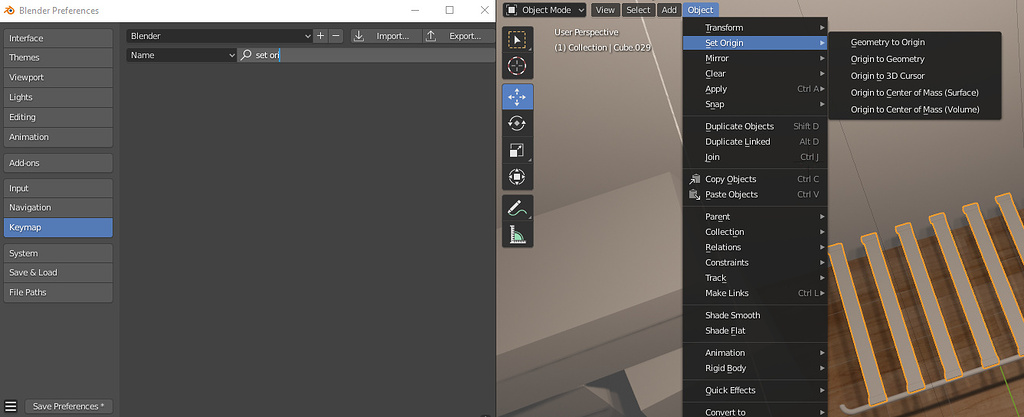 Set origin hotkey - Basics & Interface - Blender Artists Community