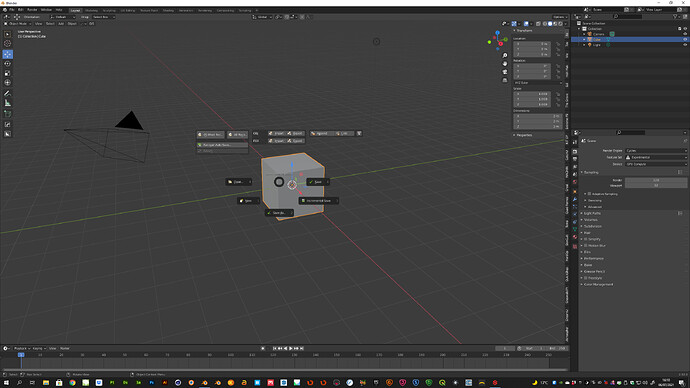 How do I activate a certain menu in version 2.93? (picture included ...
