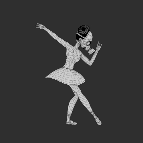 bailarina_wireframe