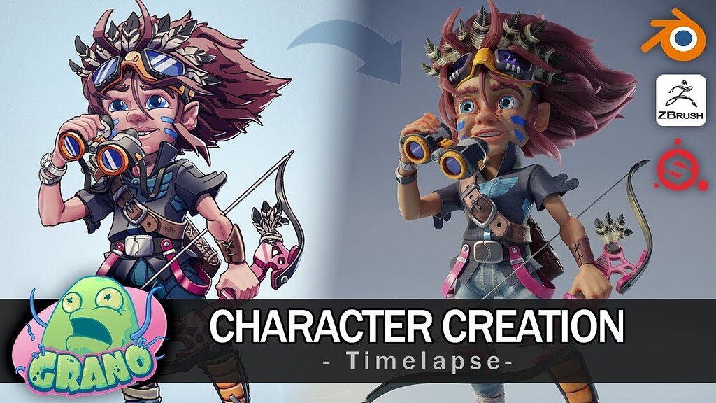 Character Creation Video! - Finished Projects - Blender Artists Community