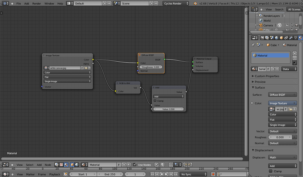 How Do You Make a Bump Map in Cycles? - Basics & Interface - Blender ...