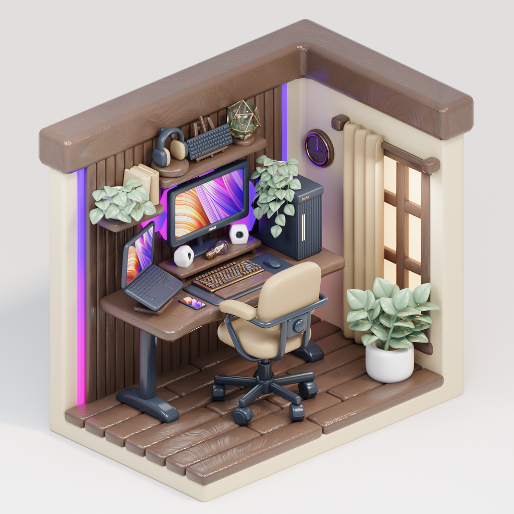 ProArt Desk Setup - Finished Projects - Blender Artists Community
