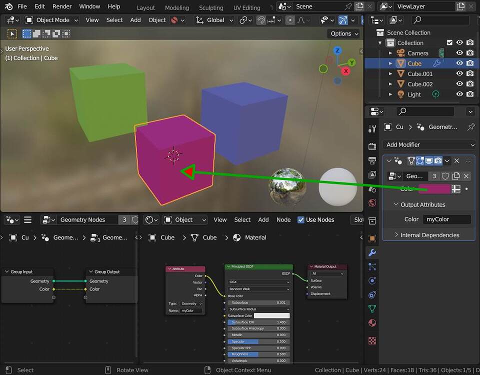 Apply same material to multiple objects, but control material ...