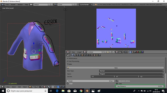 I can not make the (bake) of normal map in cycles works - Materials and ...