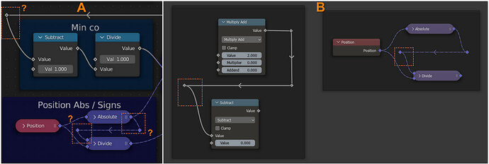 Node Editor - how to change input/output nooddles direction connected ...