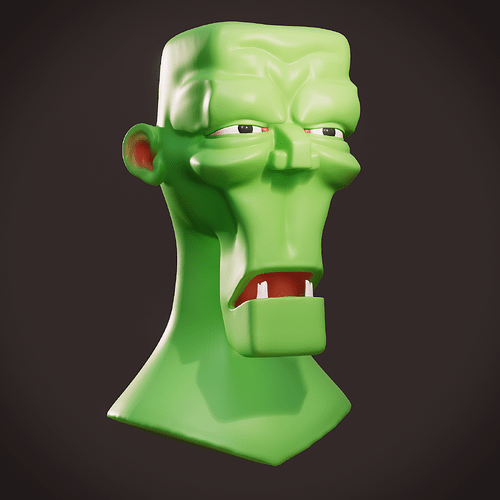 metin-seven_stylized-3d-modeler-sculptor-illustrator_frankenstein-monster-head-bust