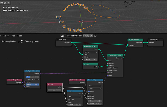 [Help] Geometry Nodes - Instances On Curves - Modeling - Blender ...