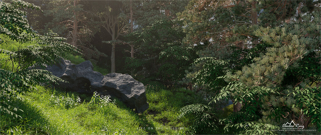 Life on the Hillside - Finished Projects - Blender Artists Community