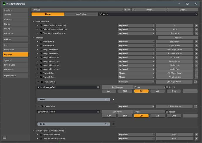 keymap