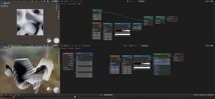 How can I make texture noise and geometry noise align? - Materials and ...