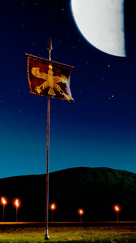Golden Shahpaz test render2