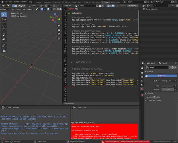 Change materials using Python - Materials and Textures - Blender ...