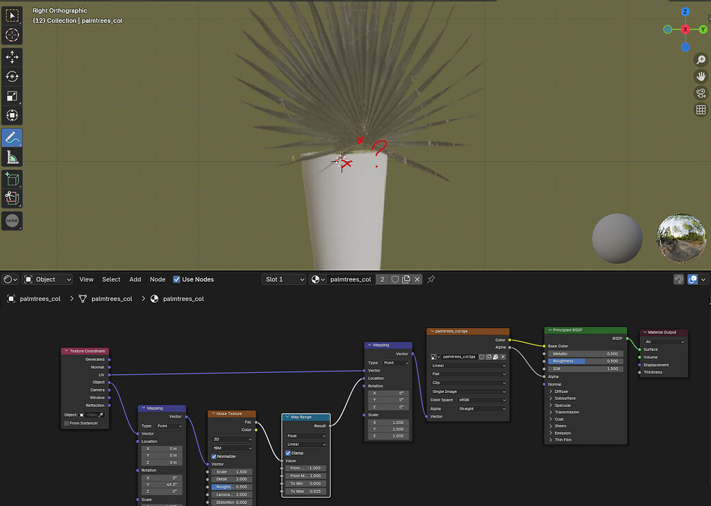 Map Range node spoils the wind animation - Materials and Textures ...