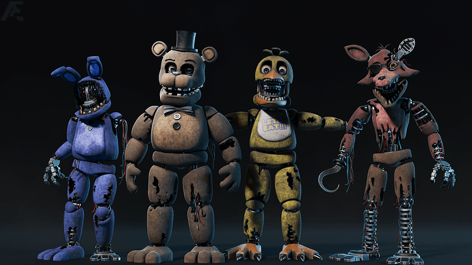 Random Withered Animatronics Render I Did :D - Finished Projects ...