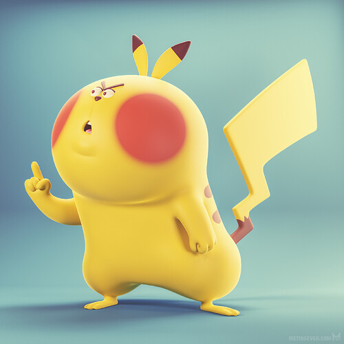 metin-seven_3d-modeler-toy-character-designer_pikachu-pokemon-cartoon-comic-stylized