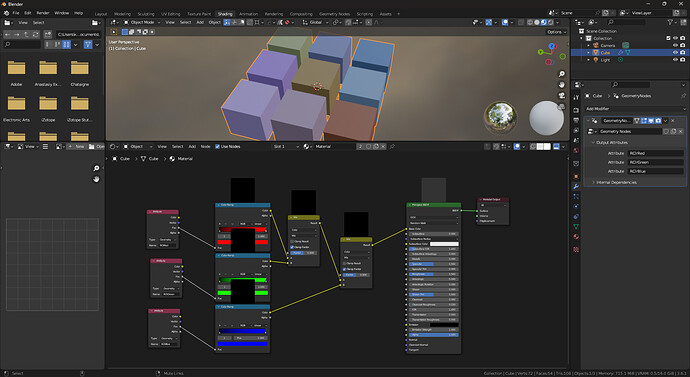 Blender Python Indices How to assign index to a collection, not just random? - Materials and ...