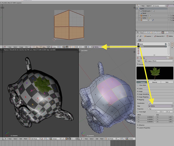 Multiple UV Maps For Overlayed Textures Question - Materials and ...