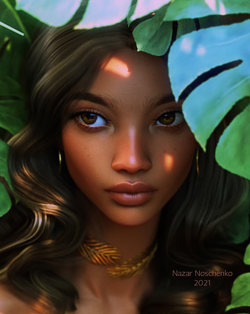 Eve In The Garden Page Finished Projects Blender Artists Community