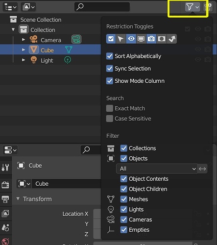 layer toggles