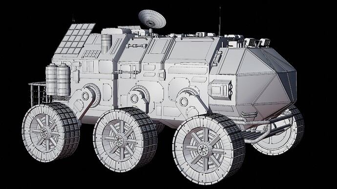 Mars Rover Wireframe 6