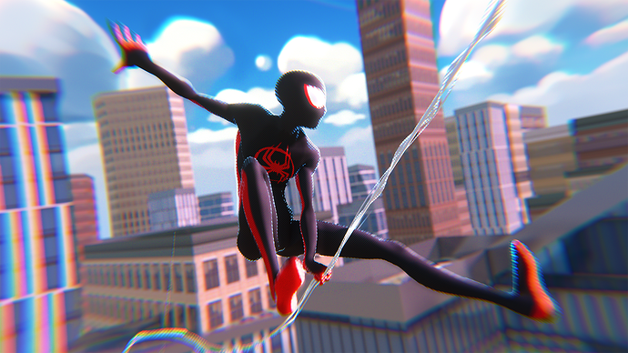 Miles Morales - Spiderverse - Finished Projects - Blender Artists Community