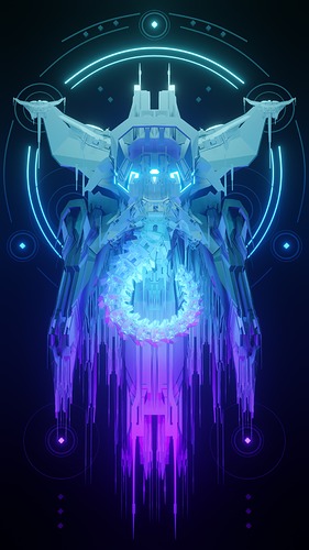 Cyber Elephant Totem