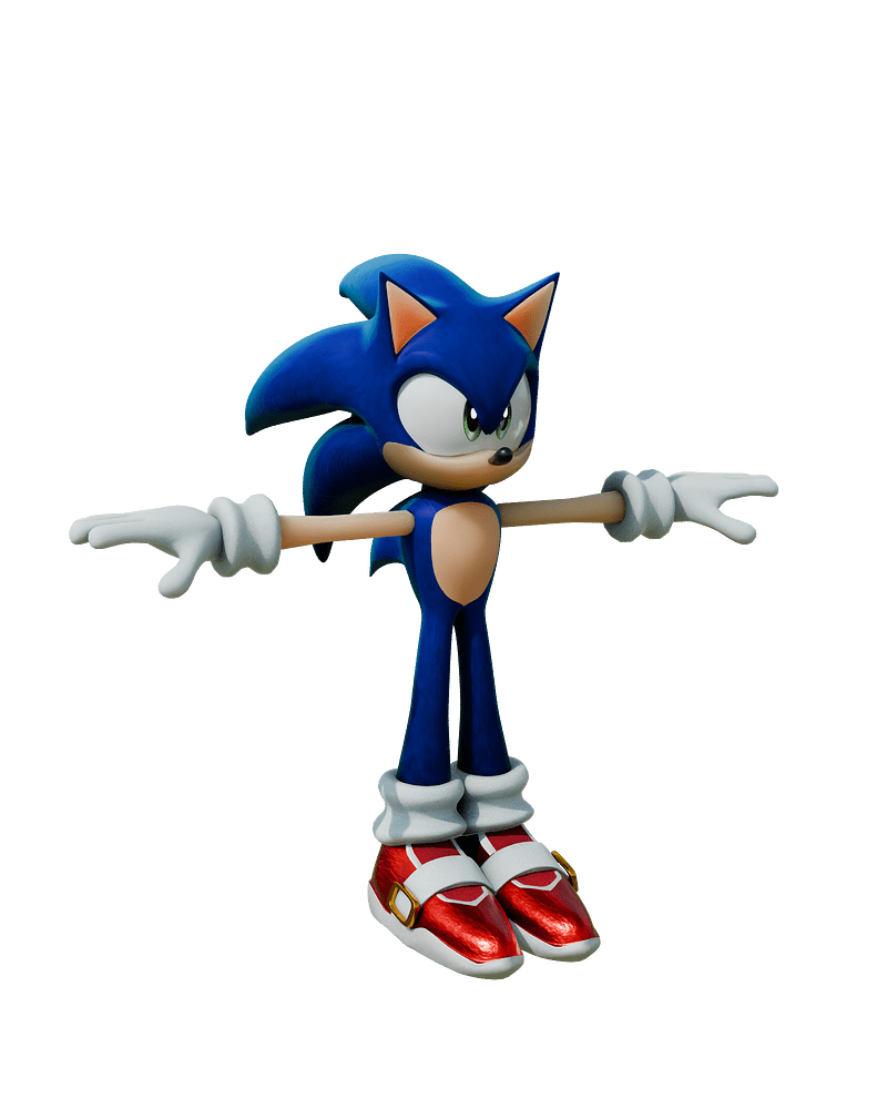 Sonic 5 Rigs Sonic rig improvement update 2 - Works in Progress - Blender Artists ...