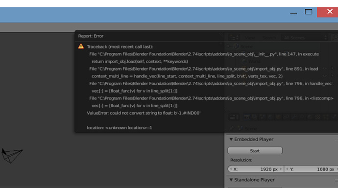 importing an obj object made in maya error - Modeling - Blender Artists ...