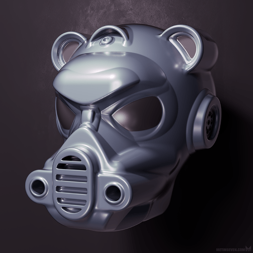 metin-seven_3d-hard-surface-modeler-toy-designer_science-fiction-mech-head