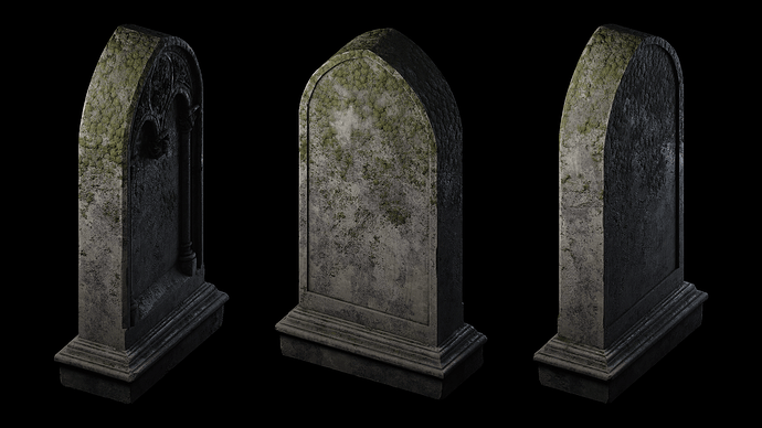grave moss sides