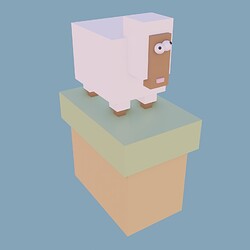 blocky sheep
