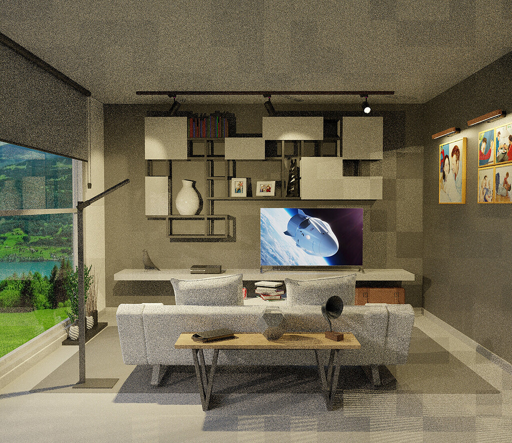 Cycles left some squares in final render - Lighting and Rendering ...