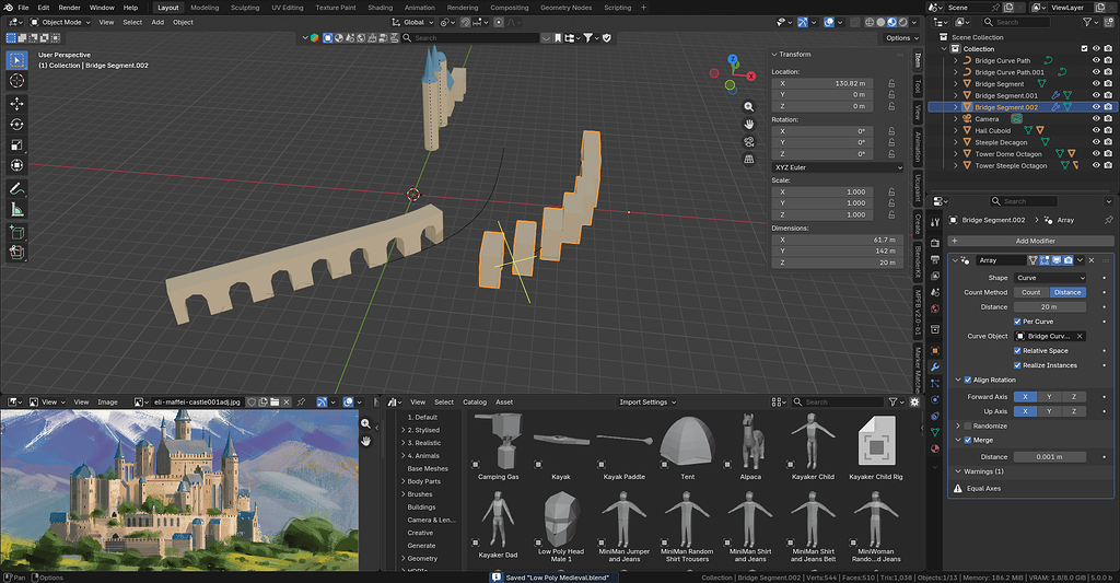 New geometry node array deform? - Modeling - Blender Artists Community